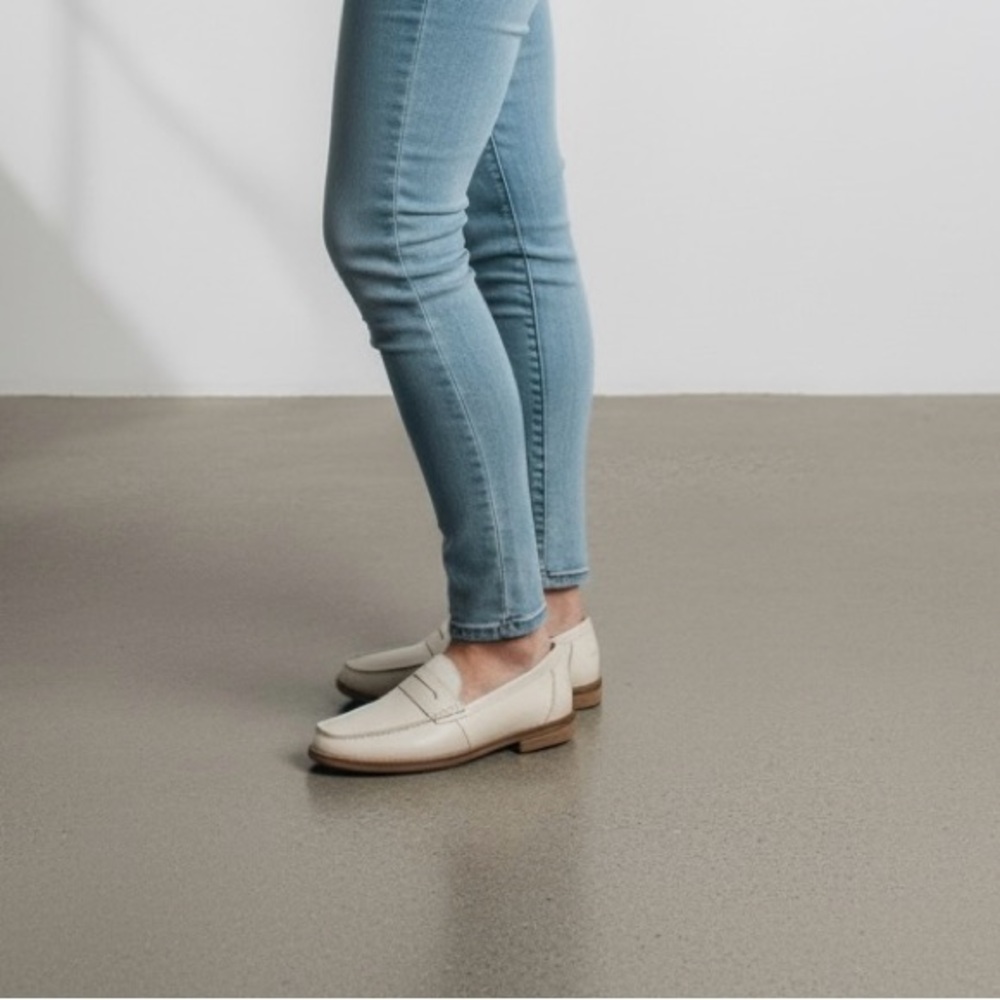 Sperry Cream Loafers for Women